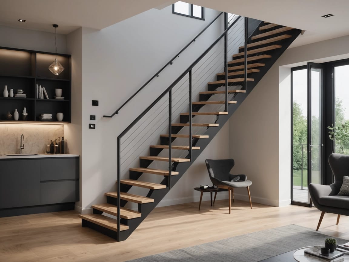 Moduliniai laiptai – universalus sprendimas šiuolaikiniam būstui