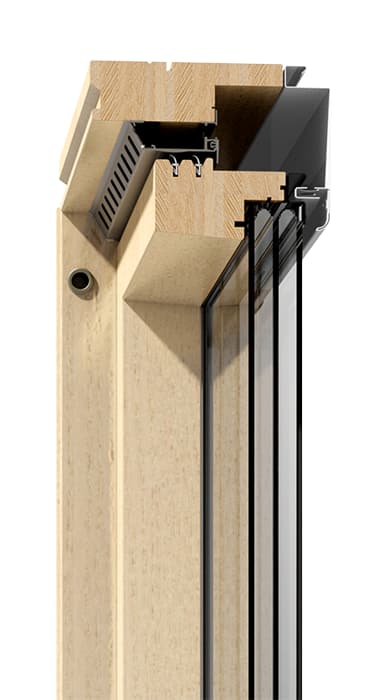 Stoglangis ISOV I25 (medinis, TRIGUBAS laminuotas stiklo paketas P2A) - Image 2