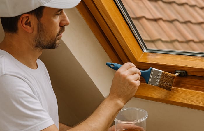 Medinių stoglangių priežiūra